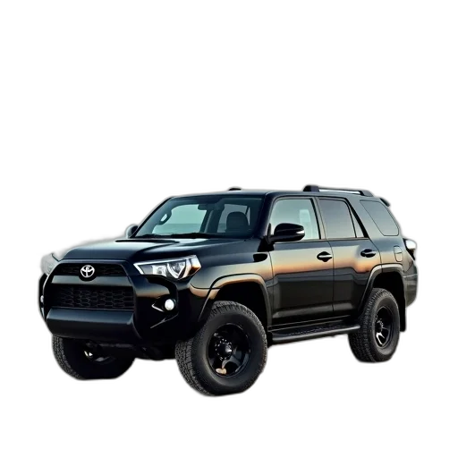 car, photorealistic, 3d render, black transparent PNG cut-out