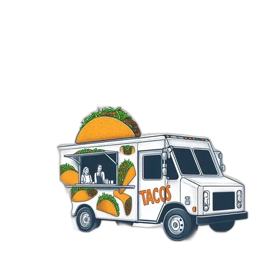 food, urban, backdrop, busy transparent PNG cut-out
