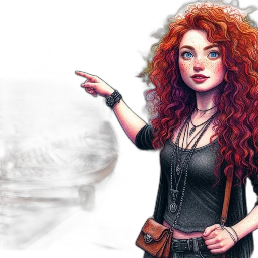 fantasy art, concept art, photorealistic, comic book art transparent PNG cut-out