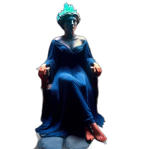 crown, dress, mask, 3d render transparent PNG cut-out