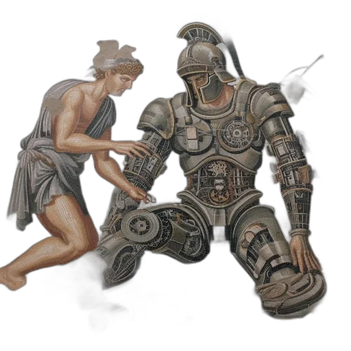 sword, weapon, robot, concept art transparent PNG cut-out