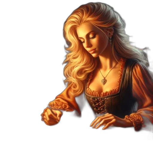jewelry, dress, crown, fantasy art transparent PNG cut-out