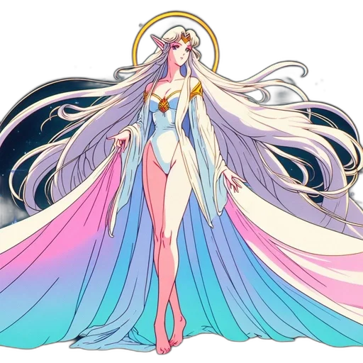dress, concept art, fantasy art, anime transparent PNG cut-out