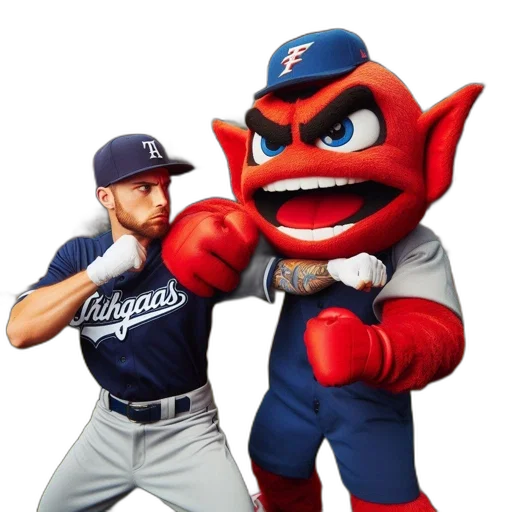 creature, animal, baseball, player transparent PNG cut-out