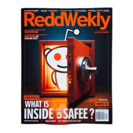 magazine, cover, reddweekly, featuring transparent PNG cut-out
