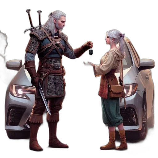 sword, weapon, concept art, fantasy art transparent PNG cut-out