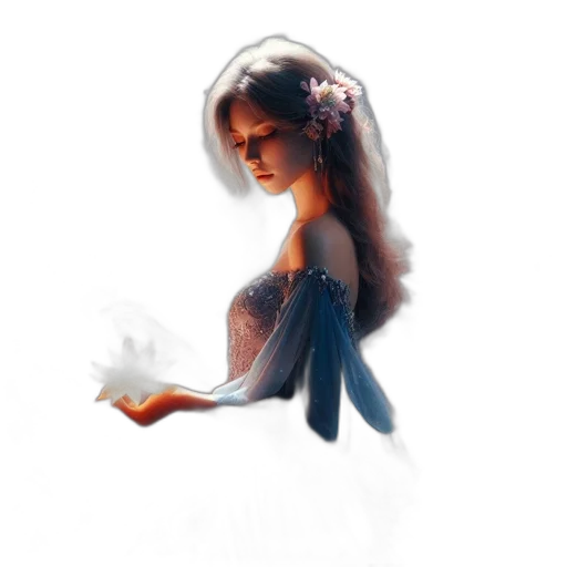 dress, jewelry, crown, pixel art transparent PNG cut-out