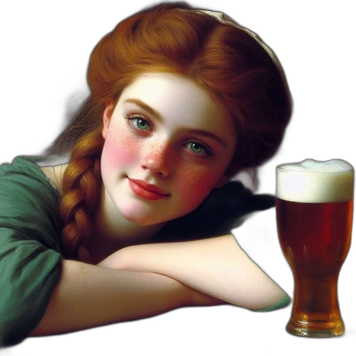 photorealistic, oil painting, fantasy art, young transparent PNG cut-out