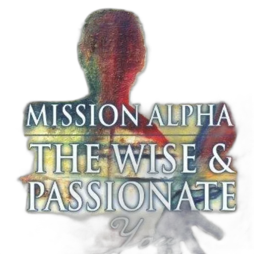 mission, alpha, wise, passionate transparent PNG cut-out