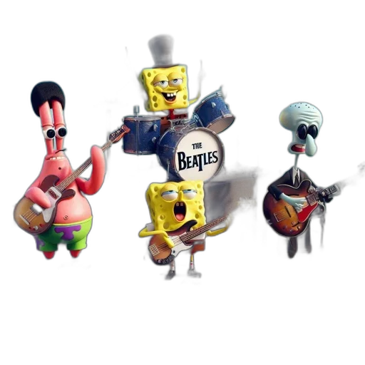 robot, food, 3d render, concept art transparent PNG cut-out