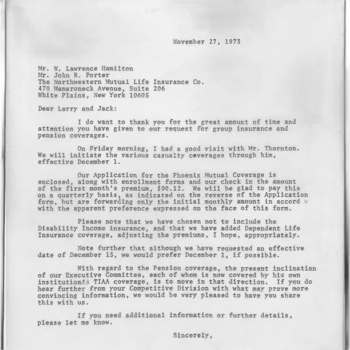 letter, dated, november, 1973 transparent PNG cut-out