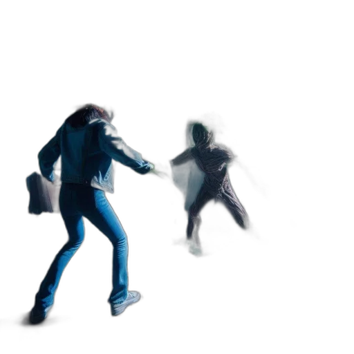 jacket, robot, mask, creature transparent PNG cut-out