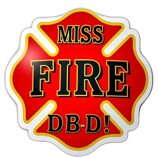 staff, miss, fire, department transparent PNG cut-out