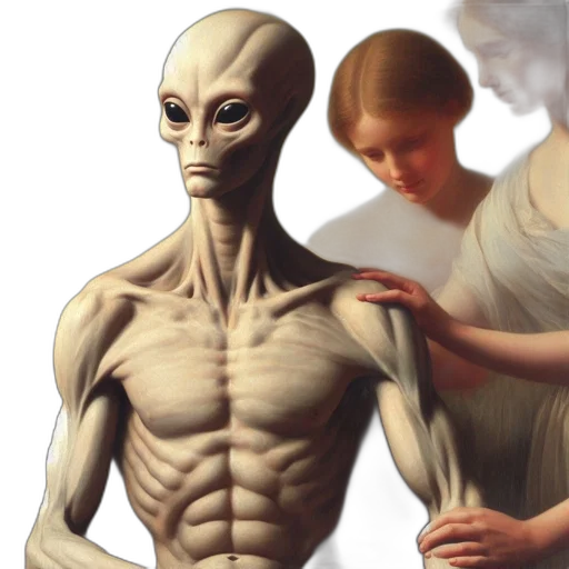 creature, robot, dress, concept art transparent PNG cut-out