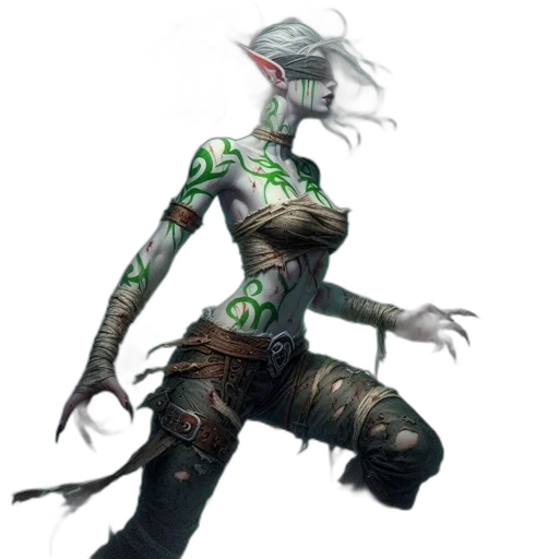 staff, creature, robot, concept art transparent PNG cut-out