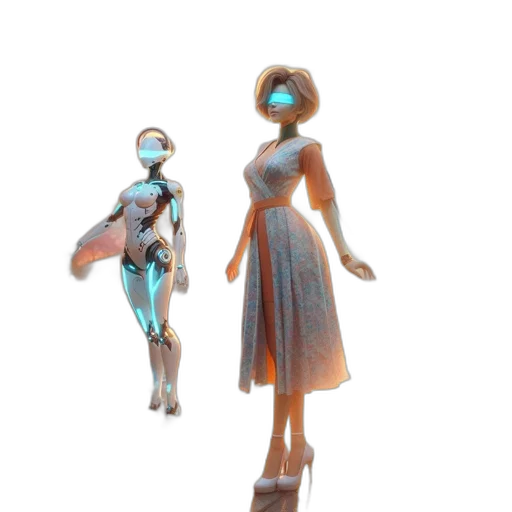robot, dress, jewelry, mask transparent PNG cut-out