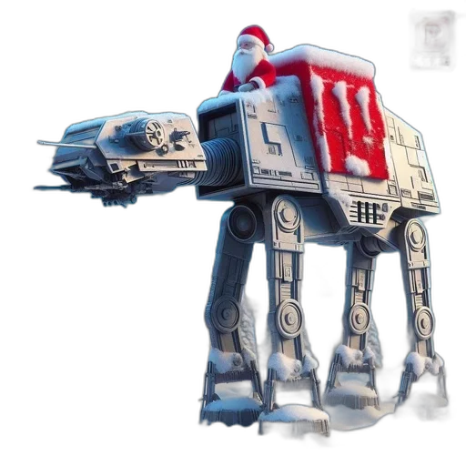 robot, weapon, concept art, 3d render transparent PNG cut-out