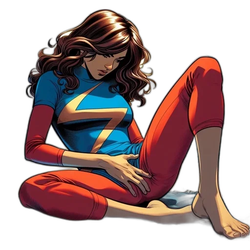 comic book art, concept art, cartoon, female transparent PNG cut-out