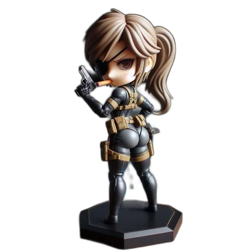 concept art, 3d render, pixel art, female transparent PNG cut-out