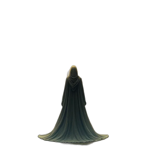 dress, creature, sword, crown transparent PNG cut-out