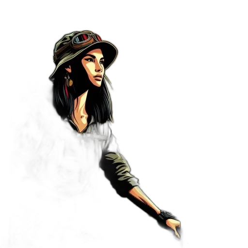 hat, photorealistic, fantasy art, concept art transparent PNG cut-out