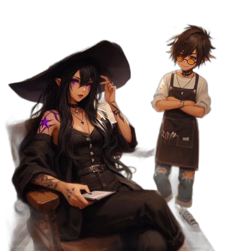 staff, dress, concept art, fantasy art transparent PNG cut-out