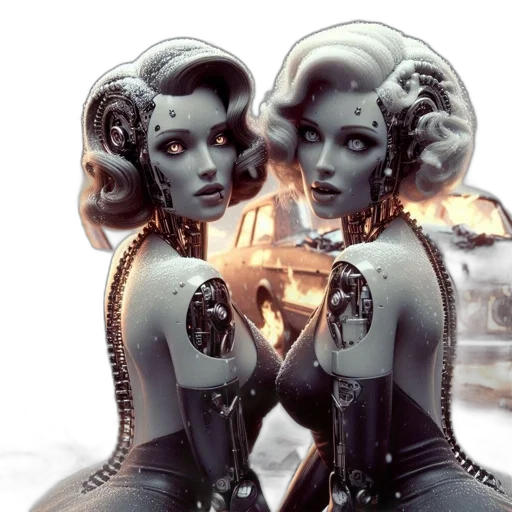 robot, jewelry, mask, concept art transparent PNG cut-out