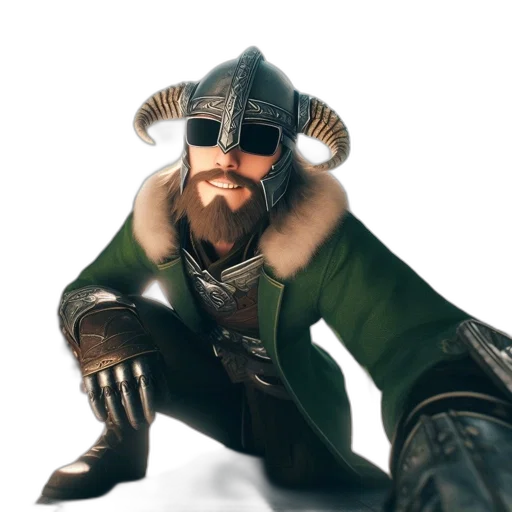 hat, mask, jacket, sword transparent PNG cut-out
