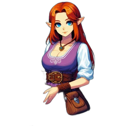 staff, dress, jewelry, face transparent PNG cut-out