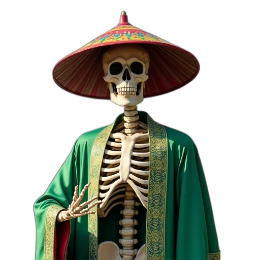 mask, staff, dress, hat transparent PNG cut-out