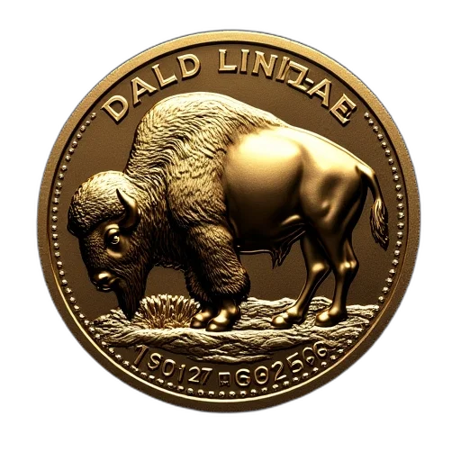 black, diamond, gold, buffalo transparent PNG cut-out