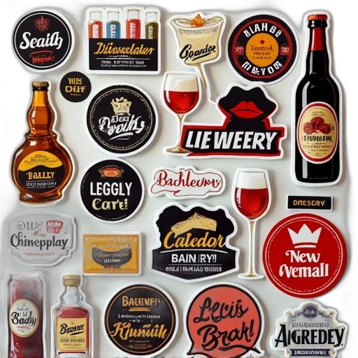 food, bachelor, party, stickers transparent PNG cut-out