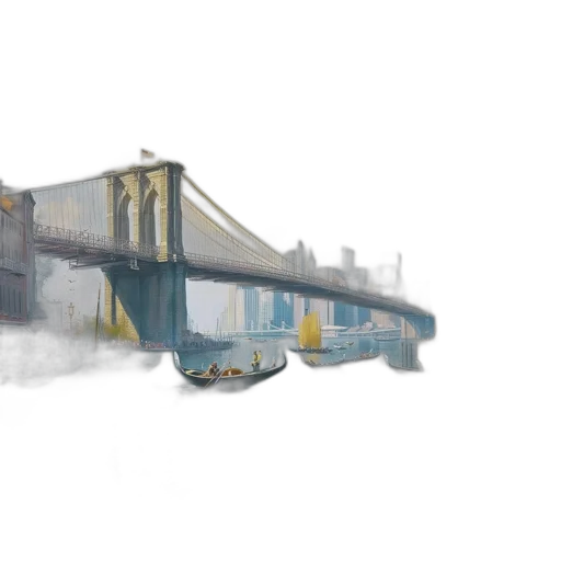 building, car, concept art, photorealistic transparent PNG cut-out