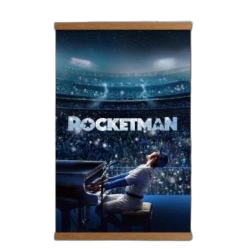 rocketman, movie, poster, featuring transparent PNG cut-out