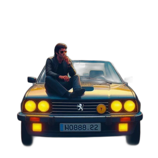 car, jacket, animal, face transparent PNG cut-out