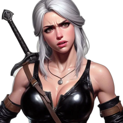 weapon, face, staff, fantasy art transparent PNG cut-out
