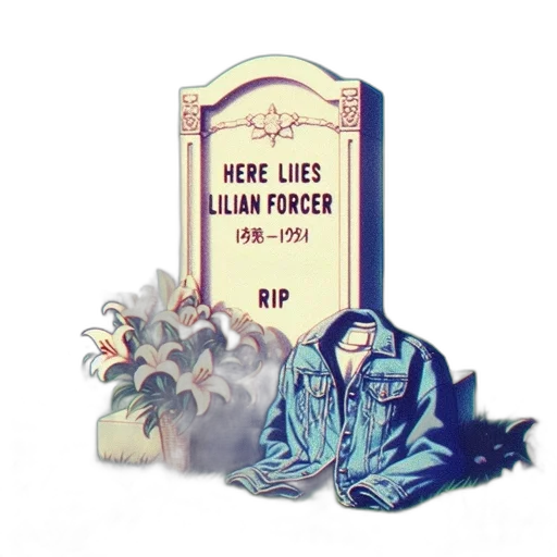 jacket, vaporwave, concept art, peaceful transparent PNG cut-out