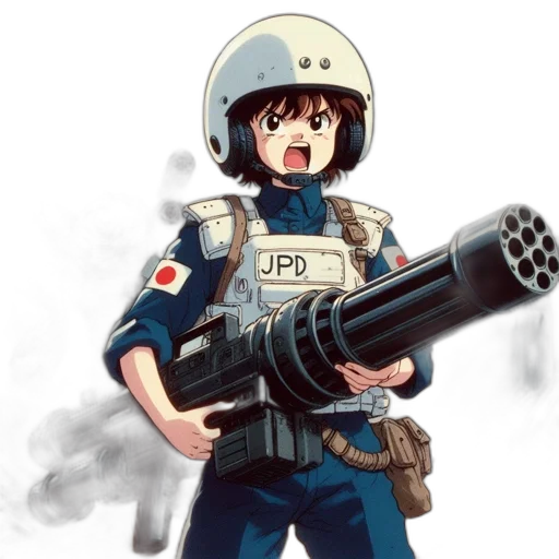 weapon, staff, sword, robot transparent PNG cut-out
