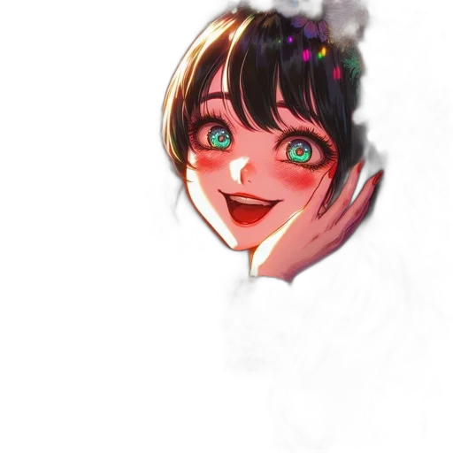 face, creature, flower, mask transparent PNG cut-out