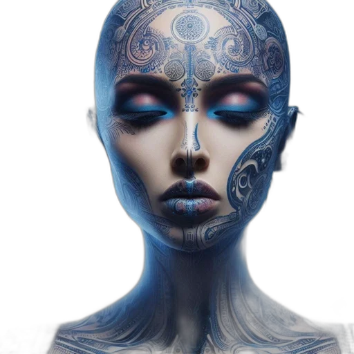 mask, face, jewelry, robot transparent PNG cut-out