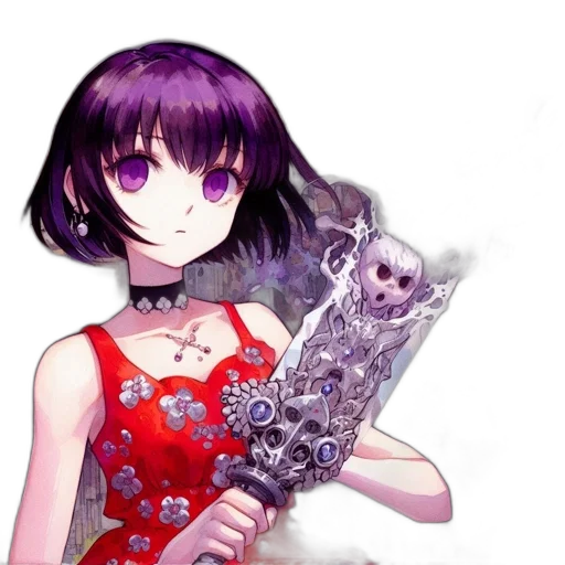 weapon, staff, flower, sword transparent PNG cut-out