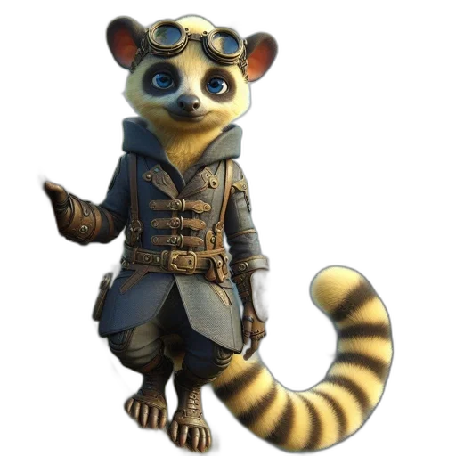 staff, animal, creature, concept art transparent PNG cut-out