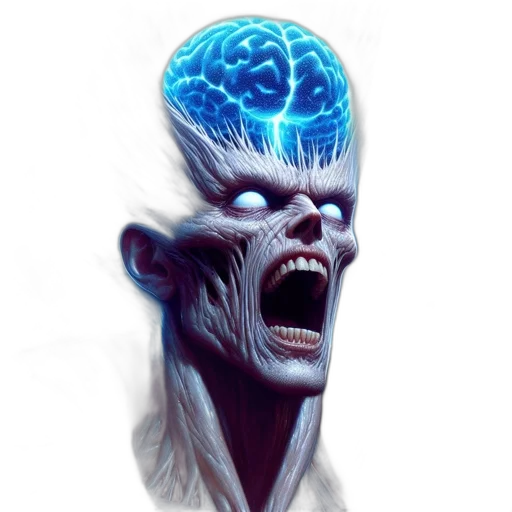 face, creature, mask, staff transparent PNG cut-out