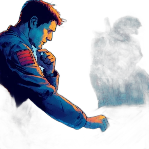 jacket, comic book art, concept art, fantasy art transparent PNG cut-out