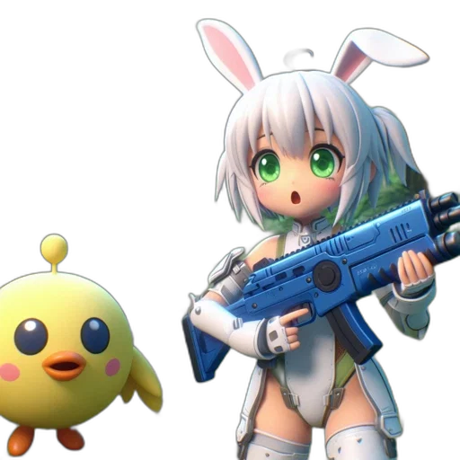 weapon, animal, robot, staff transparent PNG cut-out