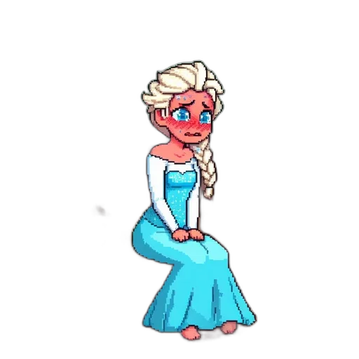 dress, staff, crown, jewelry transparent PNG cut-out