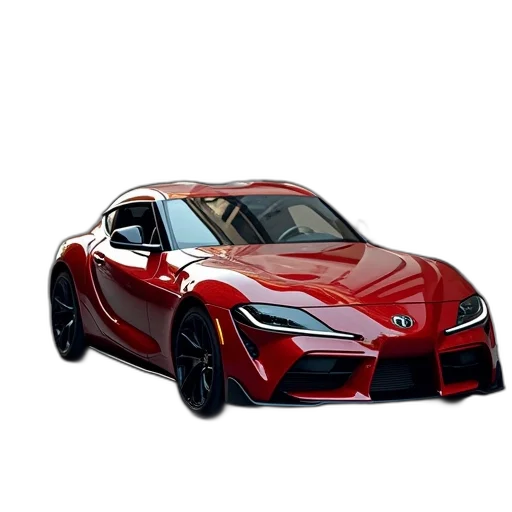 car, weapon, 3d render, photorealistic transparent PNG cut-out