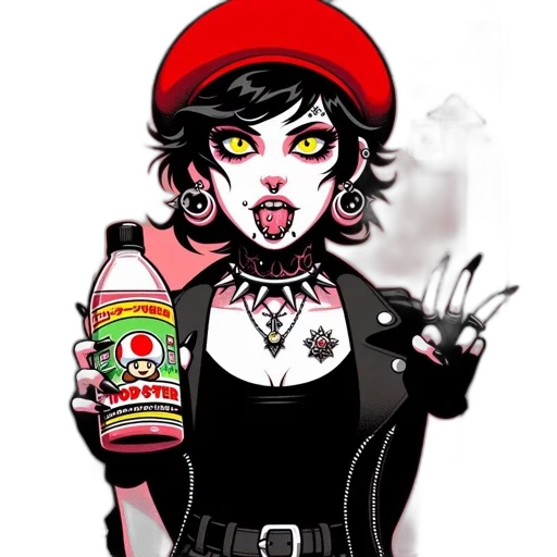 cartoon, comic book art, pixel art, concept art transparent PNG cut-out