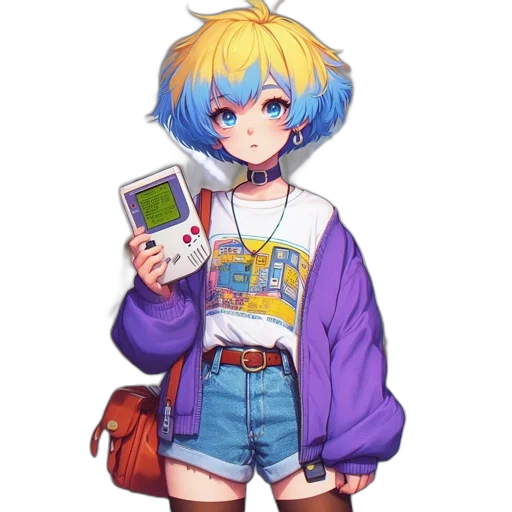 robot, jacket, dress, creature transparent PNG cut-out