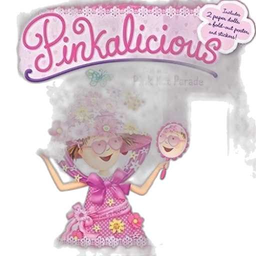 pinkalicious, pink, hat, parade transparent PNG cut-out
